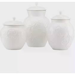 Lenox Opal Innocence Carved Kitchen Container 3pcs