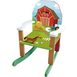 Homeware Kid's Wood Farm Rocking Chair