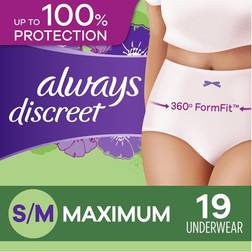 Always Discreet Protection Underwear Maximum Small / Medium 19-pack 19-pack