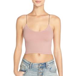 Free People Brami Skinny Strap Seamless Top - Ballet