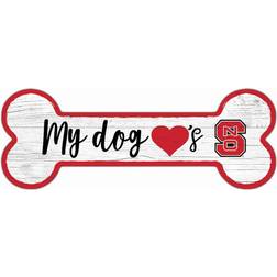 Fan Creations NC State Wolfpack Team Dog Bone Sign