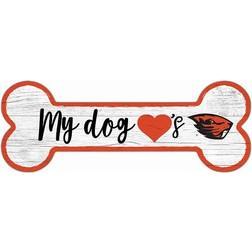 Fan Creations Oregon State Beavers Team Dog Bone Sign