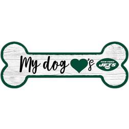 Fan Creations New York Jets Team Dog Bone Sign