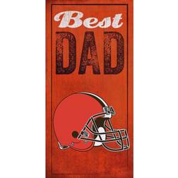 Fan Creations Cleveland Browns Best Dad Sign Board