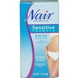 Nair Hair Remover Bikini Cream Sensitive Formula With Green Tea 50ml 48g