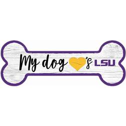 Fan Creations LSU Tigers Dog Bone Sign Board