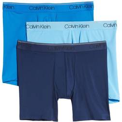 Calvin Klein Micro Stretch Boxer Brief 3-pack - New Navy/Artesian Blue/Blue Paradise