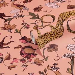 Furn Exotic Wildlings Wallpaper Blush EWILDLI/WP1/BLS