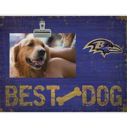 Fan Creations Baltimore Ravens Best Dog Clip Photo Frame