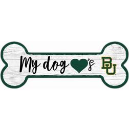 Fan Creations Baylor Bears Team Dog Bone Sign Board