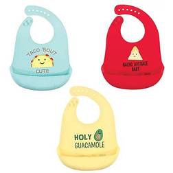 Hudson Silicone Bibs Tacos 3-pack