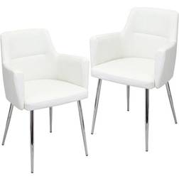 Lumisource Andrew 2-Pack Kitchen Chair 83.8cm 2pcs