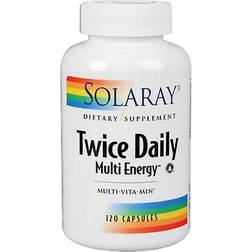 Solaray Twice Daily Multi Energy 120 pcs