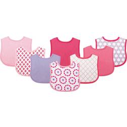 Luvable Friends Feeder Bibs 8-Pack Pink & Purple