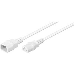 MicroConnect PE040605W Power Cord C13-C14 0.5m White