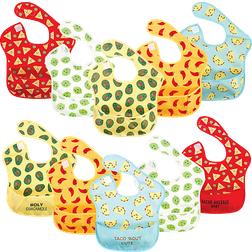 Hudson Waterproof Polyester Bibs 10-pack Tacos Beginner