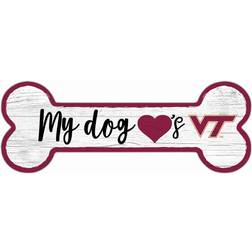 Virginia Tech Hokies Team Dog Bone Sign