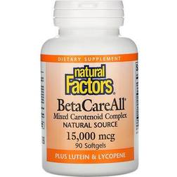 Natural Factors BetaCareAll 15 000 mcg 90 Softgels