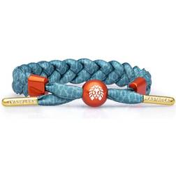 Rastaclat Serpentine Braided Bracelet - Blue/Orange