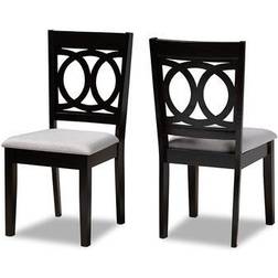 Baxton Studio Lenoir Kitchen Chair 95cm 2pcs