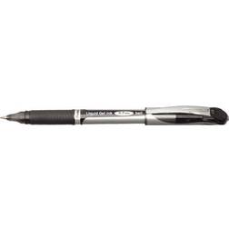 Pentel EnerGel Xm Rollerball Pen Medium Black (12 Pack)