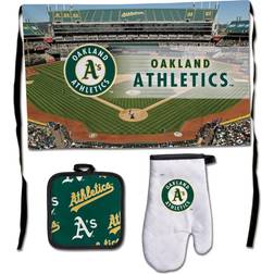 WinCraft Oakland Athletics Deluxe BBQ Set