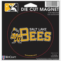 WinCraft Salt Lake Bees Die-Cut Car Magnet