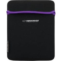 Esperanza Neoprene Bag For Tablet 9.7" Black/Violet