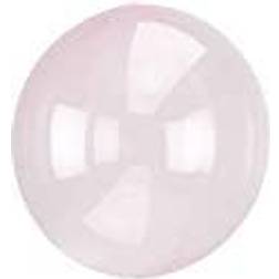 Amscan Anagram 20 Crystal Clearz-Light Pink Plastic Foil Balloon