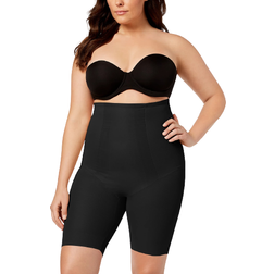 Miraclesuit Women's High Waist Long Leg Thigh Slimmer Shapewear - Black