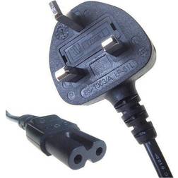 Connekt Gear 27-0112b 2m Uk Mains Power Cable Plug To C7 (figure 8) Socket