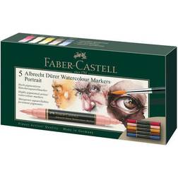 Faber-Castell Albrecht Drer Watercolor Markers Portrait Tones, Set of 5