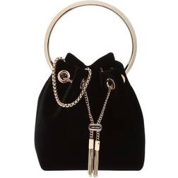 Jimmy Choo Bon Bon Bucket Bag - Velvet Black