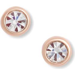 Olivia Burton Classics Stud Earring - Rose Gold/Transparent