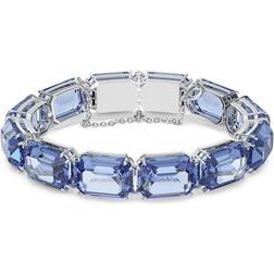 Swarovski Millenia Octagon Cut Bracelet - Silver/Blue