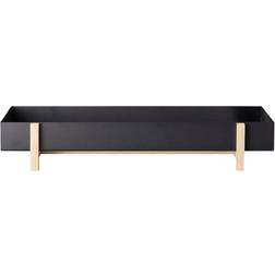 Design House Stockholm Botanic Tray Flowerpot Tray 45 x 20 cm x H 4.8 cm Black Serving Tray