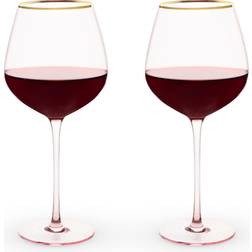 Twine Rose Crystal Red Set NoColor NoSize Wine Glass 2pcs