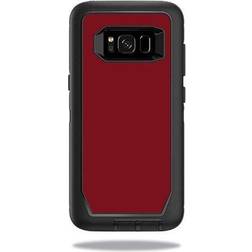 MightySkins OTDSGS8-solid burgundy Skin for Otterbox Defender Samsung Galaxy S8 Case Solid Burgundy