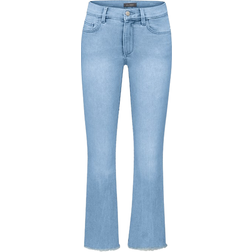 DL1961 High Rise Instasculpt Crop Jeans - Baby Blue Raw