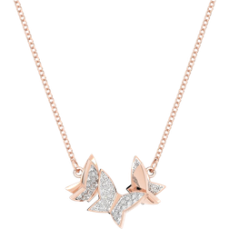 Swarovski Lilia Necklace - Rose Gold/Transparent