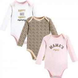 Hudson Baby Cotton Long-Sleeve Bodysuits - Leopard Mamas Mini (10112356)