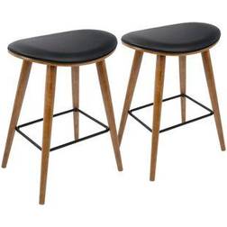 Lumisource Saddle Bar Stool 63.5cm 2pcs