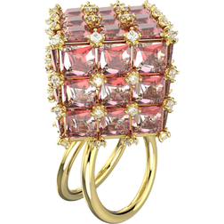 Swarovski Curiosa Cocktail Ring - Gold/Red