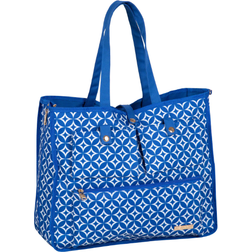 Jenni Chan Stars Blue Reversible 2 in 1 Carry All Tote - Blue