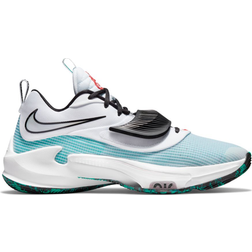 Nike Zoom Freak 3 GS - White/Black/Clear Emerald/Total Orange/Magic Ember