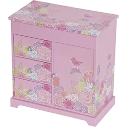 Mele & Co Pearl Ballerina Jewelry Box - Pink