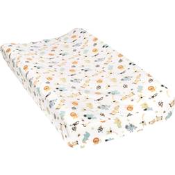 Trend Lab Jungle Friends Deluxe Flannel Changing Pad Cover