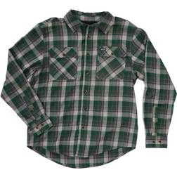 Smith Plaid 2-Pocket Flannel Shirt - Green Medium