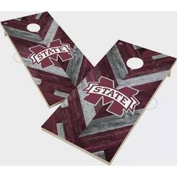 Victory Tailgate Mississippi State Bulldogs Herringbone Design Cornhole Set