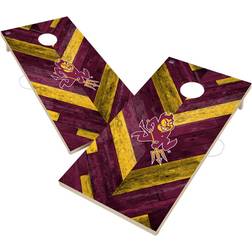 Victory Tailgate Arizona State Sun Devils Herringbone Design Cornhole Set